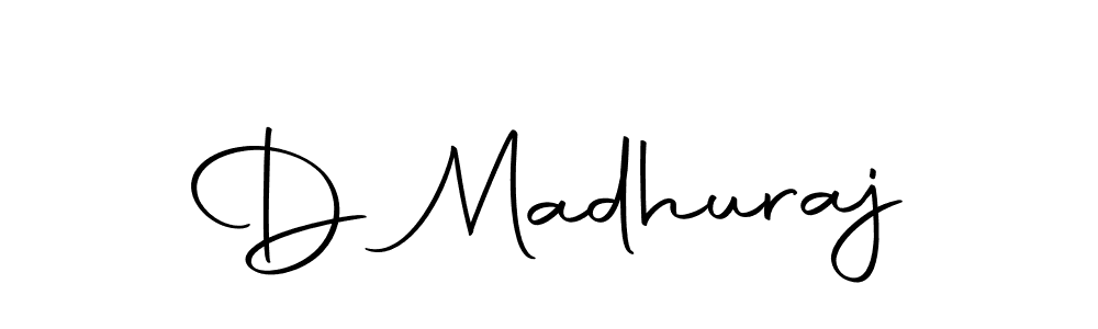 You can use this online signature creator to create a handwritten signature for the name D Madhuraj. This is the best online autograph maker. D Madhuraj signature style 10 images and pictures png