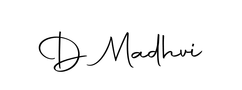 Use a signature maker to create a handwritten signature online. With this signature software, you can design (Autography-DOLnW) your own signature for name D Madhvi. D Madhvi signature style 10 images and pictures png