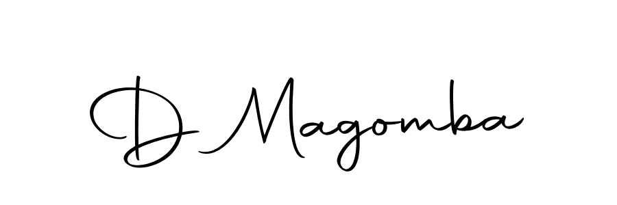 Make a beautiful signature design for name D Magomba. With this signature (Autography-DOLnW) style, you can create a handwritten signature for free. D Magomba signature style 10 images and pictures png