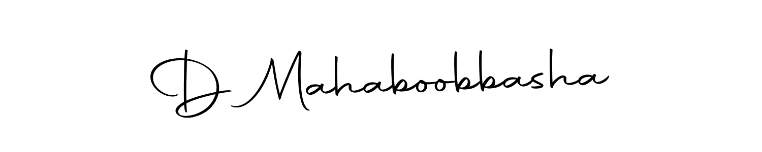 Create a beautiful signature design for name D Mahaboobbasha. With this signature (Autography-DOLnW) fonts, you can make a handwritten signature for free. D Mahaboobbasha signature style 10 images and pictures png