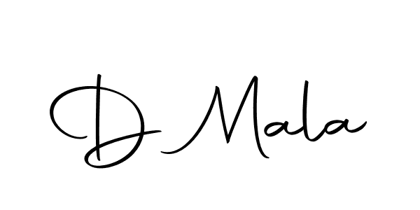 Design your own signature with our free online signature maker. With this signature software, you can create a handwritten (Autography-DOLnW) signature for name D Mala. D Mala signature style 10 images and pictures png