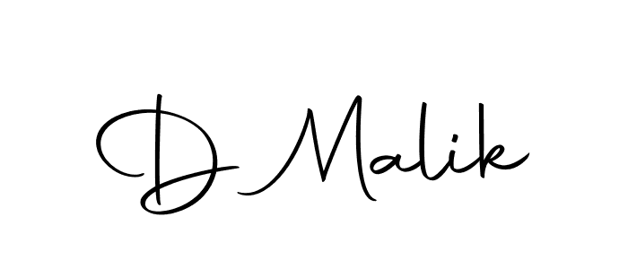 Also we have D Malik name is the best signature style. Create professional handwritten signature collection using Autography-DOLnW autograph style. D Malik signature style 10 images and pictures png