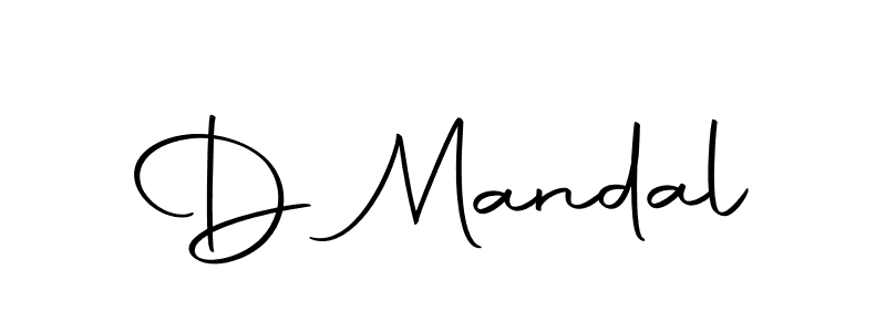 Create a beautiful signature design for name D Mandal. With this signature (Autography-DOLnW) fonts, you can make a handwritten signature for free. D Mandal signature style 10 images and pictures png