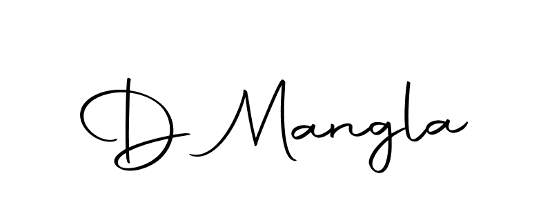 You should practise on your own different ways (Autography-DOLnW) to write your name (D Mangla) in signature. don't let someone else do it for you. D Mangla signature style 10 images and pictures png