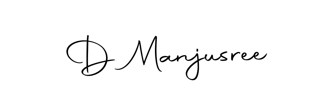 D Manjusree stylish signature style. Best Handwritten Sign (Autography-DOLnW) for my name. Handwritten Signature Collection Ideas for my name D Manjusree. D Manjusree signature style 10 images and pictures png