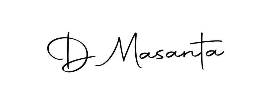 Make a beautiful signature design for name D Masanta. With this signature (Autography-DOLnW) style, you can create a handwritten signature for free. D Masanta signature style 10 images and pictures png