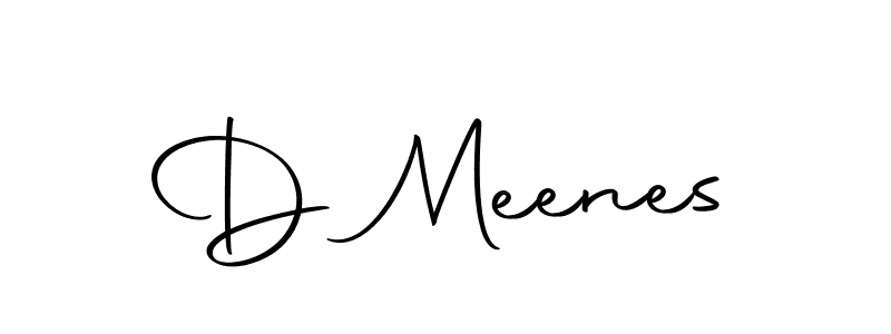 How to make D Meenes signature? Autography-DOLnW is a professional autograph style. Create handwritten signature for D Meenes name. D Meenes signature style 10 images and pictures png