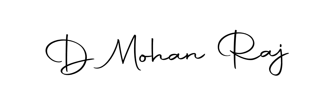 You should practise on your own different ways (Autography-DOLnW) to write your name (D Mohan Raj) in signature. don't let someone else do it for you. D Mohan Raj signature style 10 images and pictures png