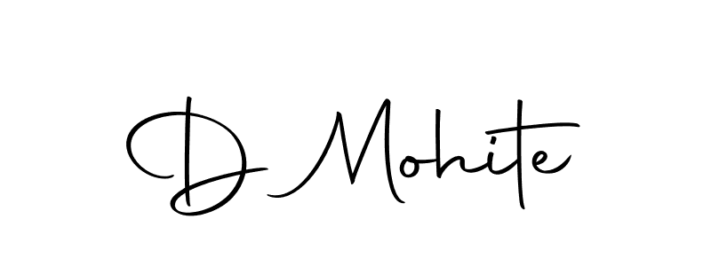 You can use this online signature creator to create a handwritten signature for the name D Mohite. This is the best online autograph maker. D Mohite signature style 10 images and pictures png