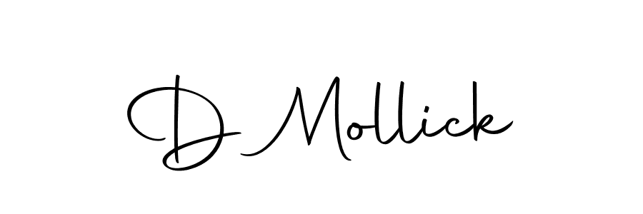 Also we have D Mollick name is the best signature style. Create professional handwritten signature collection using Autography-DOLnW autograph style. D Mollick signature style 10 images and pictures png