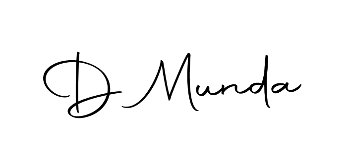 Use a signature maker to create a handwritten signature online. With this signature software, you can design (Autography-DOLnW) your own signature for name D Munda. D Munda signature style 10 images and pictures png