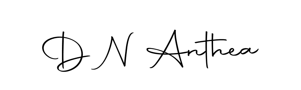 You should practise on your own different ways (Autography-DOLnW) to write your name (D N Anthea) in signature. don't let someone else do it for you. D N Anthea signature style 10 images and pictures png