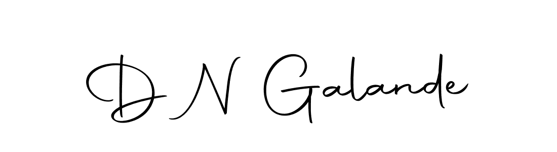 How to make D N Galande signature? Autography-DOLnW is a professional autograph style. Create handwritten signature for D N Galande name. D N Galande signature style 10 images and pictures png