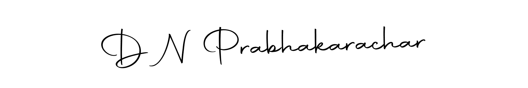 Make a beautiful signature design for name D N Prabhakarachar. With this signature (Autography-DOLnW) style, you can create a handwritten signature for free. D N Prabhakarachar signature style 10 images and pictures png