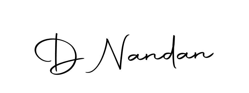 You can use this online signature creator to create a handwritten signature for the name D Nandan. This is the best online autograph maker. D Nandan signature style 10 images and pictures png