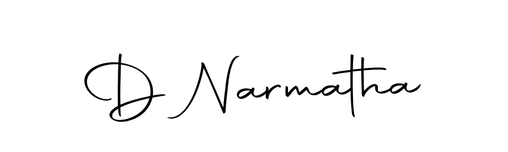 Make a beautiful signature design for name D Narmatha. Use this online signature maker to create a handwritten signature for free. D Narmatha signature style 10 images and pictures png
