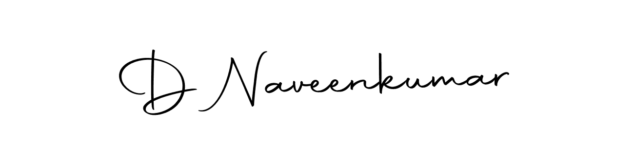 How to make D Naveenkumar name signature. Use Autography-DOLnW style for creating short signs online. This is the latest handwritten sign. D Naveenkumar signature style 10 images and pictures png