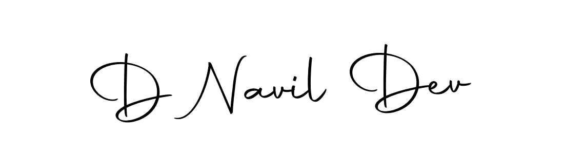 The best way (Autography-DOLnW) to make a short signature is to pick only two or three words in your name. The name D Navil Dev include a total of six letters. For converting this name. D Navil Dev signature style 10 images and pictures png