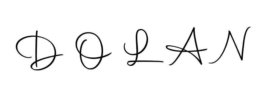 Design your own signature with our free online signature maker. With this signature software, you can create a handwritten (Autography-DOLnW) signature for name D O L A N. D O L A N signature style 10 images and pictures png