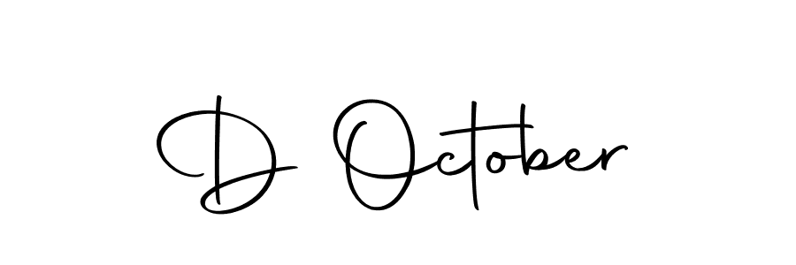 Similarly Autography-DOLnW is the best handwritten signature design. Signature creator online .You can use it as an online autograph creator for name D October. D October signature style 10 images and pictures png