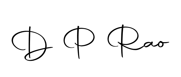 Create a beautiful signature design for name D P Rao. With this signature (Autography-DOLnW) fonts, you can make a handwritten signature for free. D P Rao signature style 10 images and pictures png