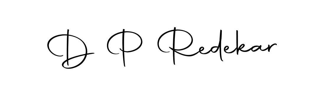 Make a beautiful signature design for name D P Redekar. Use this online signature maker to create a handwritten signature for free. D P Redekar signature style 10 images and pictures png