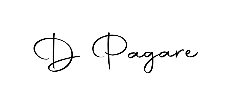 The best way (Autography-DOLnW) to make a short signature is to pick only two or three words in your name. The name D Pagare include a total of six letters. For converting this name. D Pagare signature style 10 images and pictures png