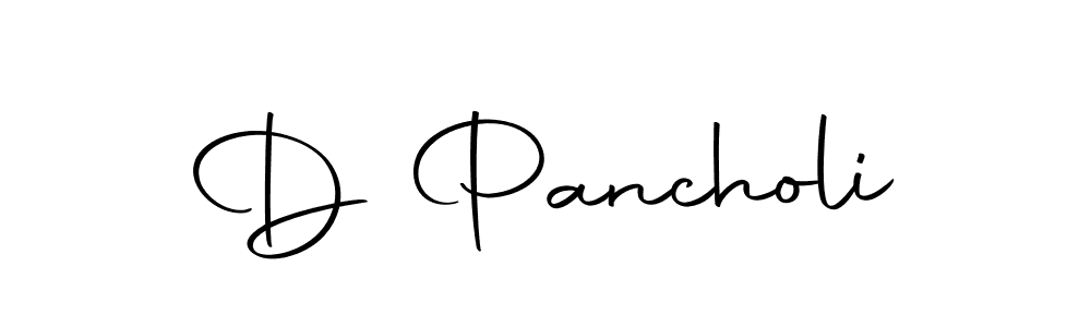 Create a beautiful signature design for name D Pancholi. With this signature (Autography-DOLnW) fonts, you can make a handwritten signature for free. D Pancholi signature style 10 images and pictures png