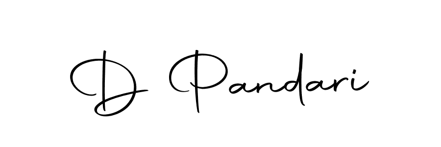 How to make D Pandari name signature. Use Autography-DOLnW style for creating short signs online. This is the latest handwritten sign. D Pandari signature style 10 images and pictures png