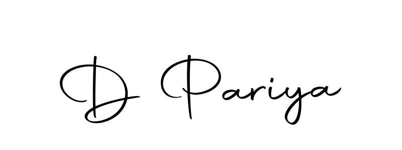 Make a beautiful signature design for name D Pariya. Use this online signature maker to create a handwritten signature for free. D Pariya signature style 10 images and pictures png