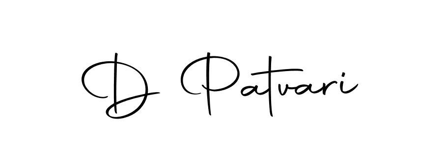 How to make D Patvari name signature. Use Autography-DOLnW style for creating short signs online. This is the latest handwritten sign. D Patvari signature style 10 images and pictures png