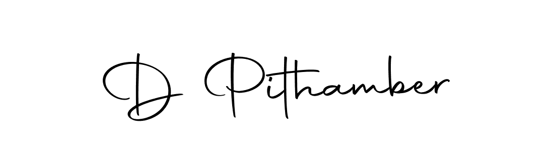 Also we have D Pithamber name is the best signature style. Create professional handwritten signature collection using Autography-DOLnW autograph style. D Pithamber signature style 10 images and pictures png