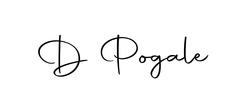 Design your own signature with our free online signature maker. With this signature software, you can create a handwritten (Autography-DOLnW) signature for name D Pogale. D Pogale signature style 10 images and pictures png