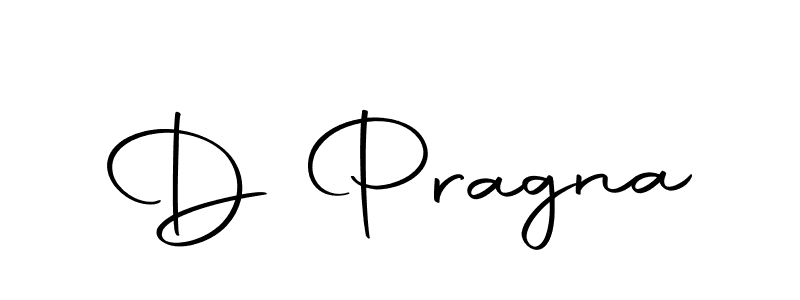 Use a signature maker to create a handwritten signature online. With this signature software, you can design (Autography-DOLnW) your own signature for name D Pragna. D Pragna signature style 10 images and pictures png