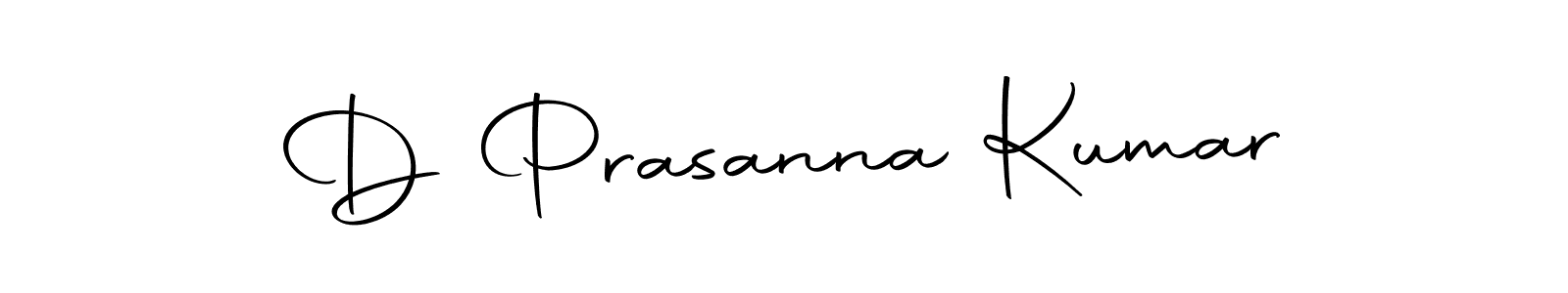 Make a beautiful signature design for name D Prasanna Kumar. With this signature (Autography-DOLnW) style, you can create a handwritten signature for free. D Prasanna Kumar signature style 10 images and pictures png