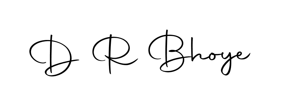 Create a beautiful signature design for name D R Bhoye. With this signature (Autography-DOLnW) fonts, you can make a handwritten signature for free. D R Bhoye signature style 10 images and pictures png