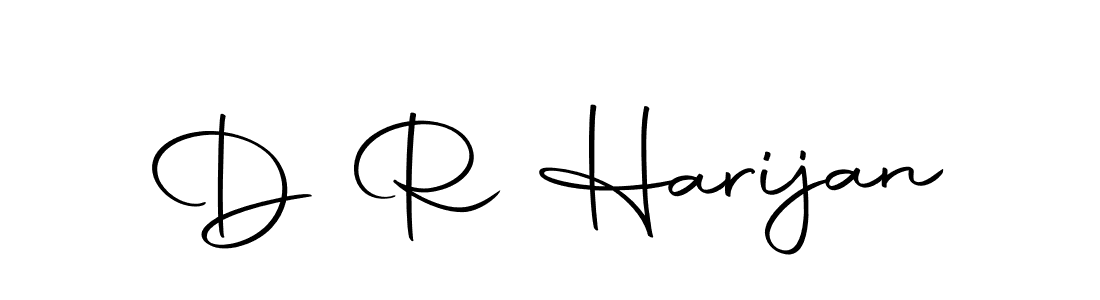 Use a signature maker to create a handwritten signature online. With this signature software, you can design (Autography-DOLnW) your own signature for name D R Harijan. D R Harijan signature style 10 images and pictures png