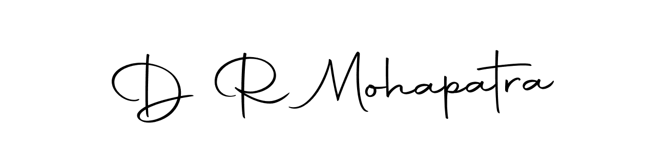 The best way (Autography-DOLnW) to make a short signature is to pick only two or three words in your name. The name D R Mohapatra include a total of six letters. For converting this name. D R Mohapatra signature style 10 images and pictures png