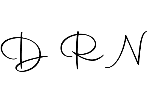 Create a beautiful signature design for name D R N. With this signature (Autography-DOLnW) fonts, you can make a handwritten signature for free. D R N signature style 10 images and pictures png