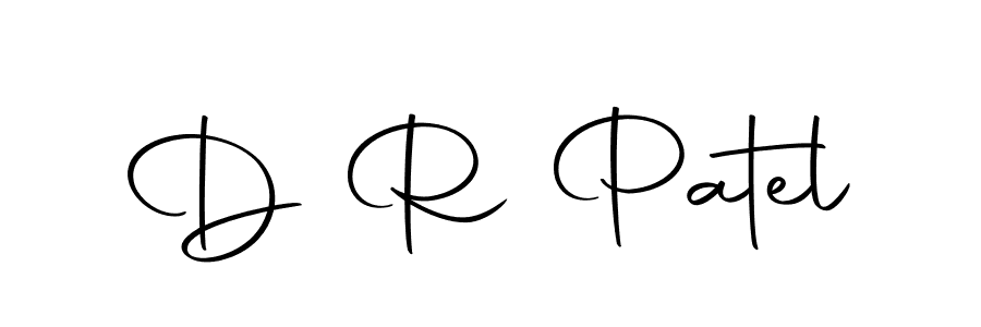 Design your own signature with our free online signature maker. With this signature software, you can create a handwritten (Autography-DOLnW) signature for name D R Patel. D R Patel signature style 10 images and pictures png