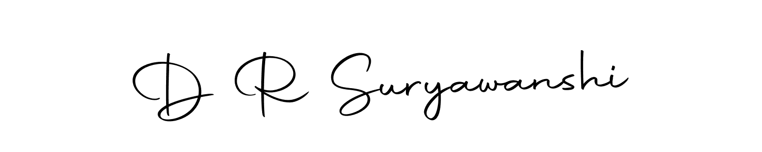How to make D R Suryawanshi signature? Autography-DOLnW is a professional autograph style. Create handwritten signature for D R Suryawanshi name. D R Suryawanshi signature style 10 images and pictures png