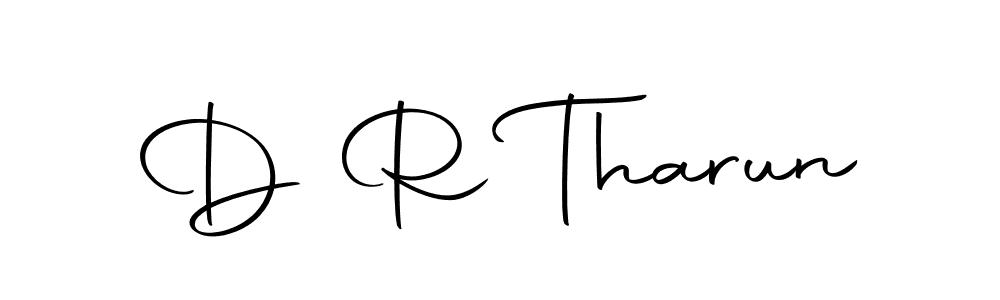 You should practise on your own different ways (Autography-DOLnW) to write your name (D R Tharun) in signature. don't let someone else do it for you. D R Tharun signature style 10 images and pictures png