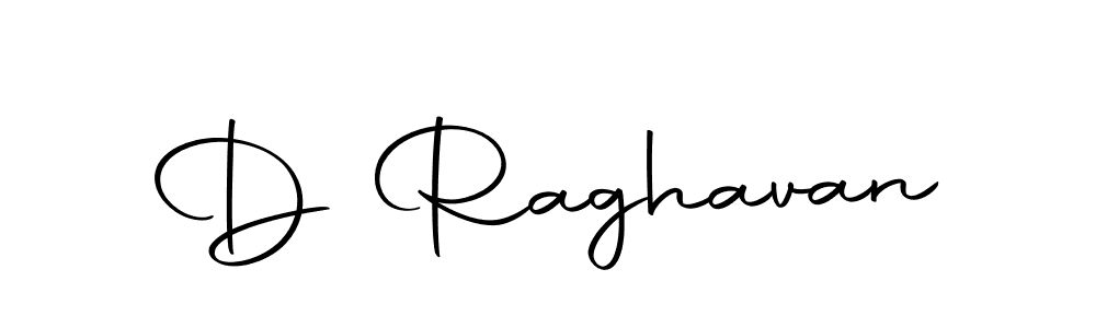Create a beautiful signature design for name D Raghavan. With this signature (Autography-DOLnW) fonts, you can make a handwritten signature for free. D Raghavan signature style 10 images and pictures png