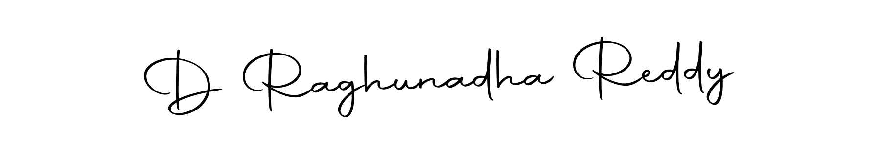 Make a beautiful signature design for name D Raghunadha Reddy. Use this online signature maker to create a handwritten signature for free. D Raghunadha Reddy signature style 10 images and pictures png