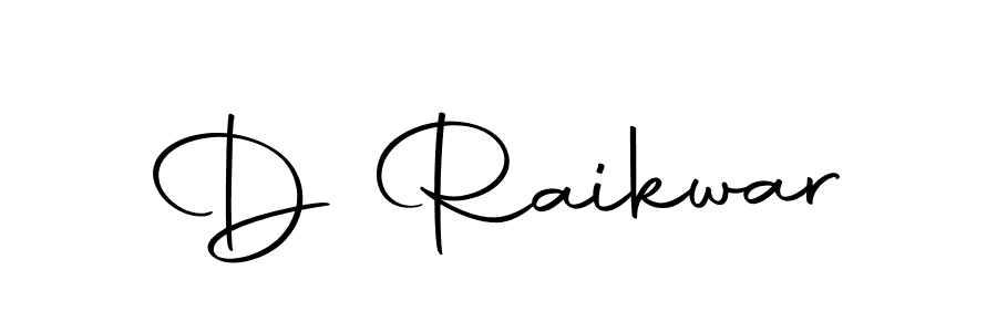 Design your own signature with our free online signature maker. With this signature software, you can create a handwritten (Autography-DOLnW) signature for name D Raikwar. D Raikwar signature style 10 images and pictures png