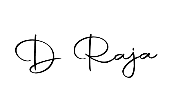 Design your own signature with our free online signature maker. With this signature software, you can create a handwritten (Autography-DOLnW) signature for name D Raja. D Raja signature style 10 images and pictures png