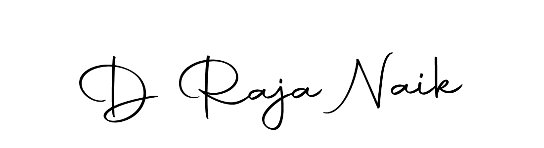 Create a beautiful signature design for name D Raja Naik. With this signature (Autography-DOLnW) fonts, you can make a handwritten signature for free. D Raja Naik signature style 10 images and pictures png