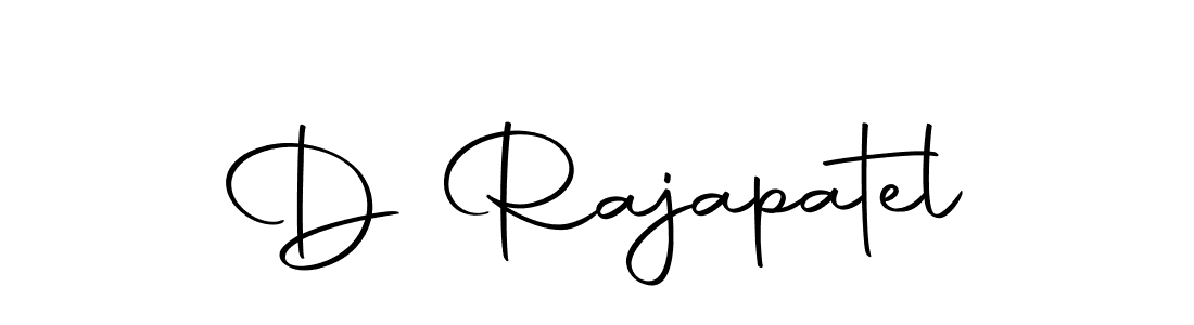 Make a beautiful signature design for name D Rajapatel. With this signature (Autography-DOLnW) style, you can create a handwritten signature for free. D Rajapatel signature style 10 images and pictures png