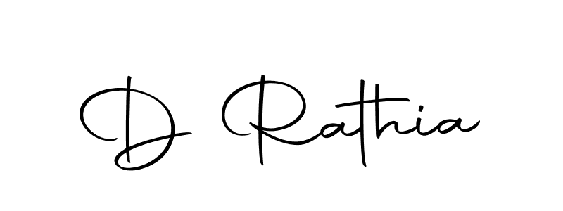 You should practise on your own different ways (Autography-DOLnW) to write your name (D Rathia) in signature. don't let someone else do it for you. D Rathia signature style 10 images and pictures png