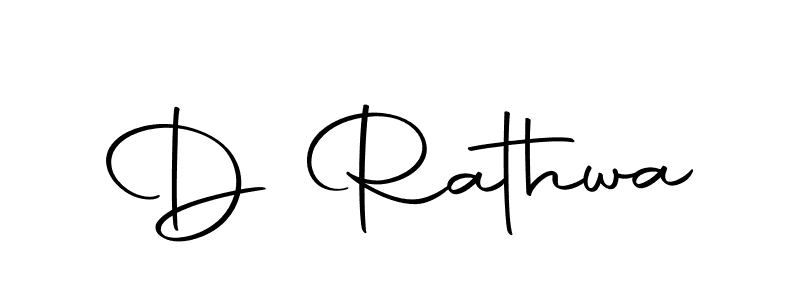 How to make D Rathwa name signature. Use Autography-DOLnW style for creating short signs online. This is the latest handwritten sign. D Rathwa signature style 10 images and pictures png